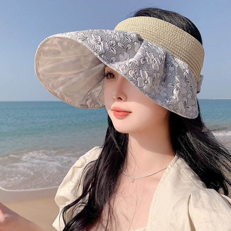 Printed shell hat with silver glue empty top hat