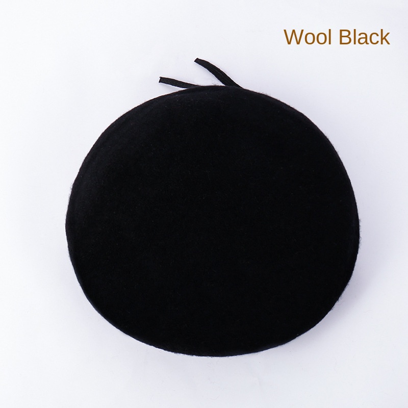 Pure wool beret for spring and autumn