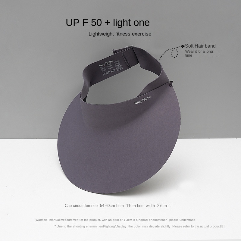 Quick-drying traceless sun hat Empty top sunscreen hat