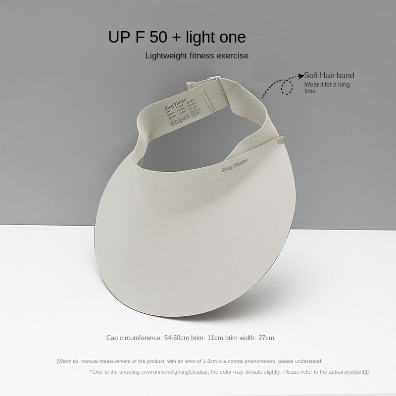 Quick-drying traceless sun hat Empty top sunscreen hat