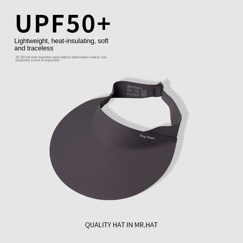 Quick-drying traceless sun hat Empty top sunscreen hat