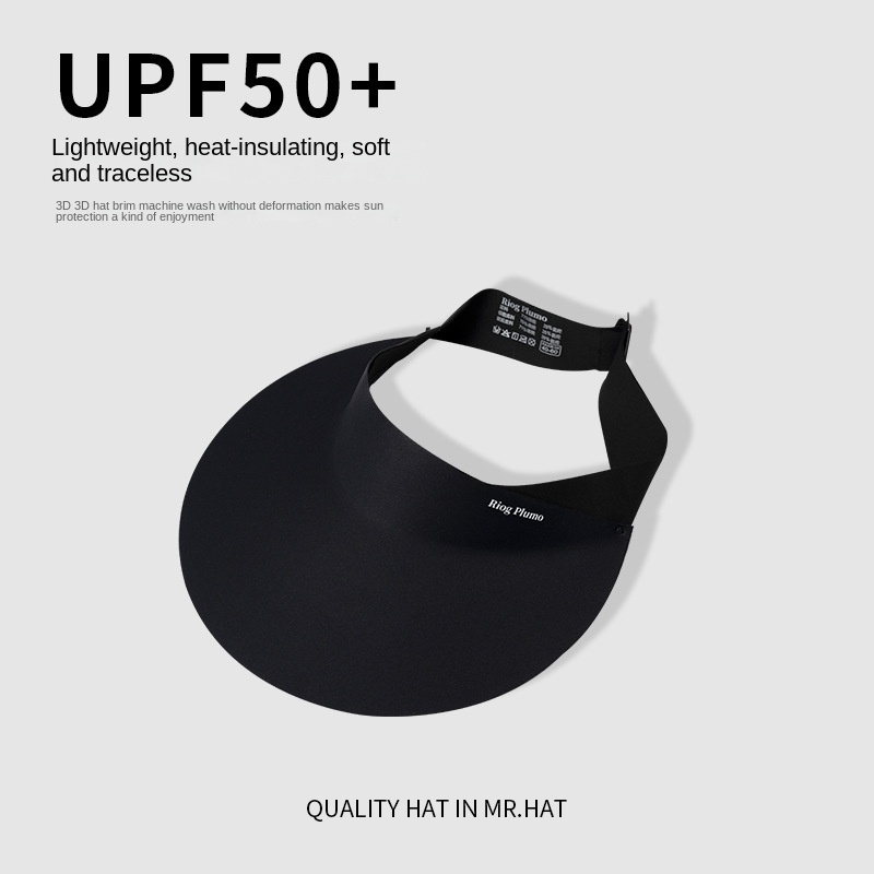 Quick-drying traceless sun hat Empty top sunscreen hat