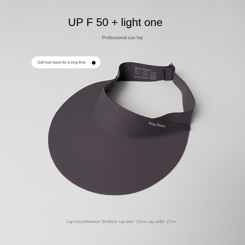 Quick-drying traceless sun hat Empty top sunscreen hat