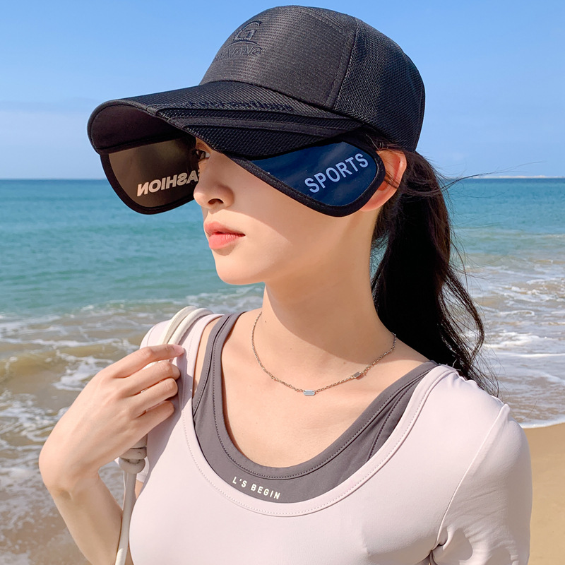 Retractable pull-out plate multifunctional visor