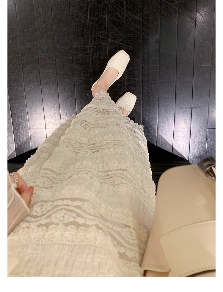 Sheepskin hand woven square head fish mouth flat empty slippers