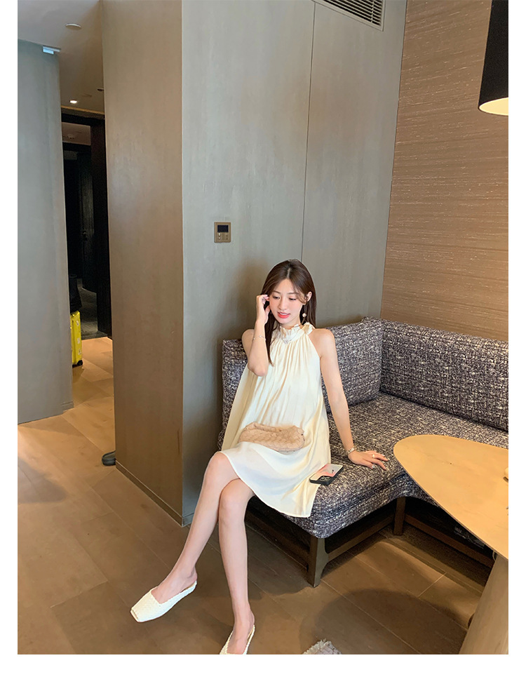 Sheepskin hand woven square head fish mouth flat empty slippers