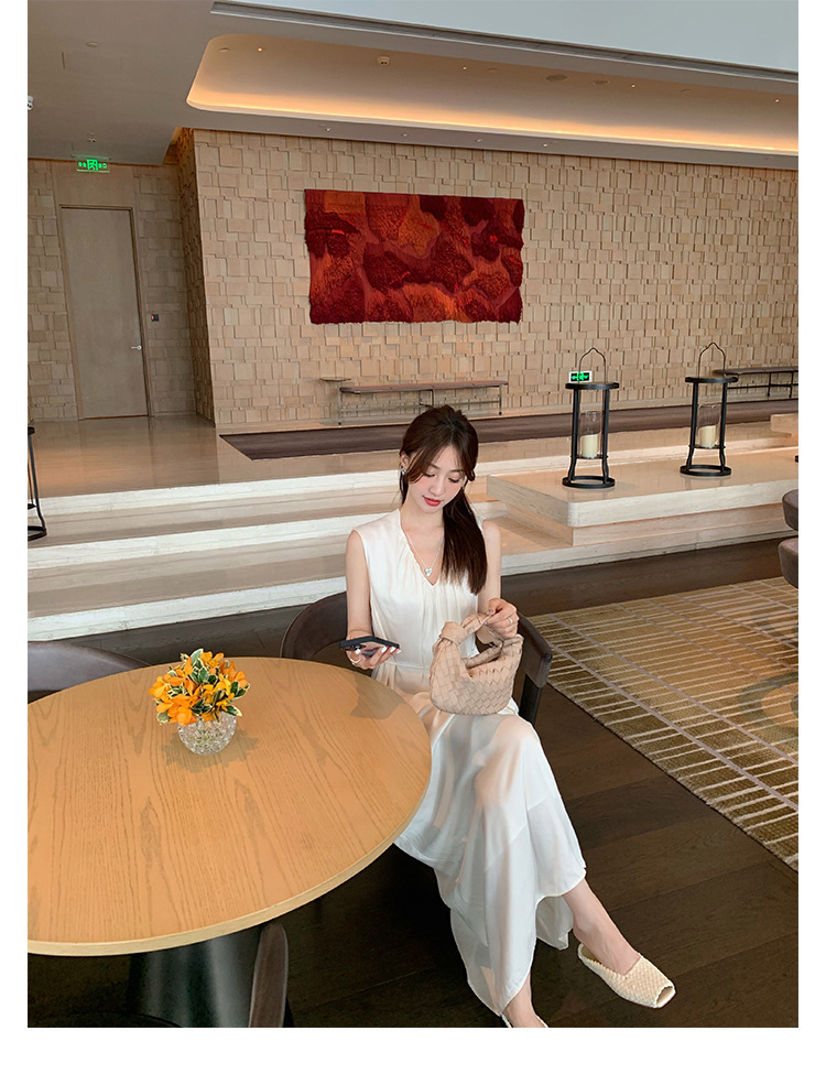 Sheepskin hand woven square head fish mouth flat empty slippers