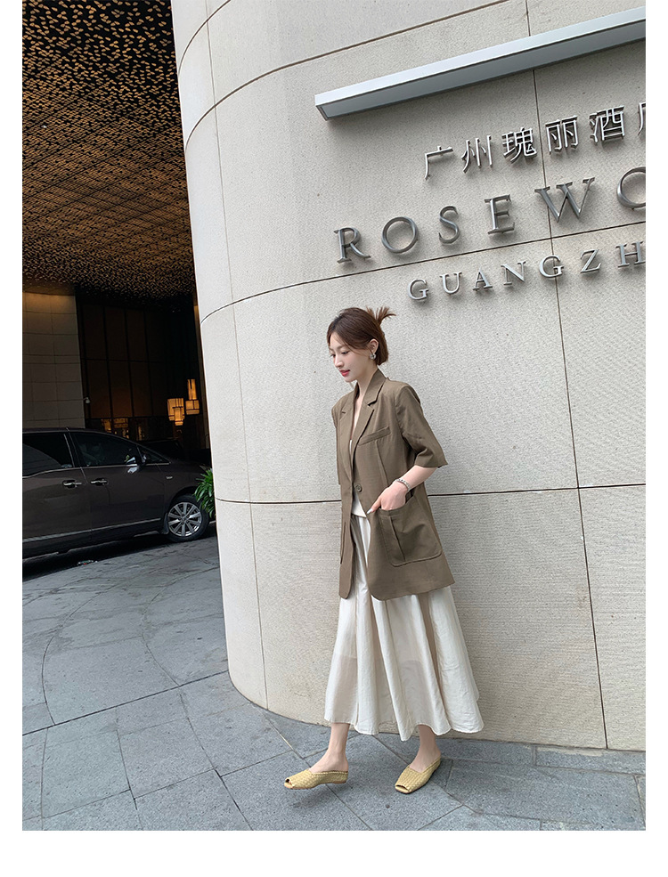 Sheepskin hand woven square head fish mouth flat empty slippers