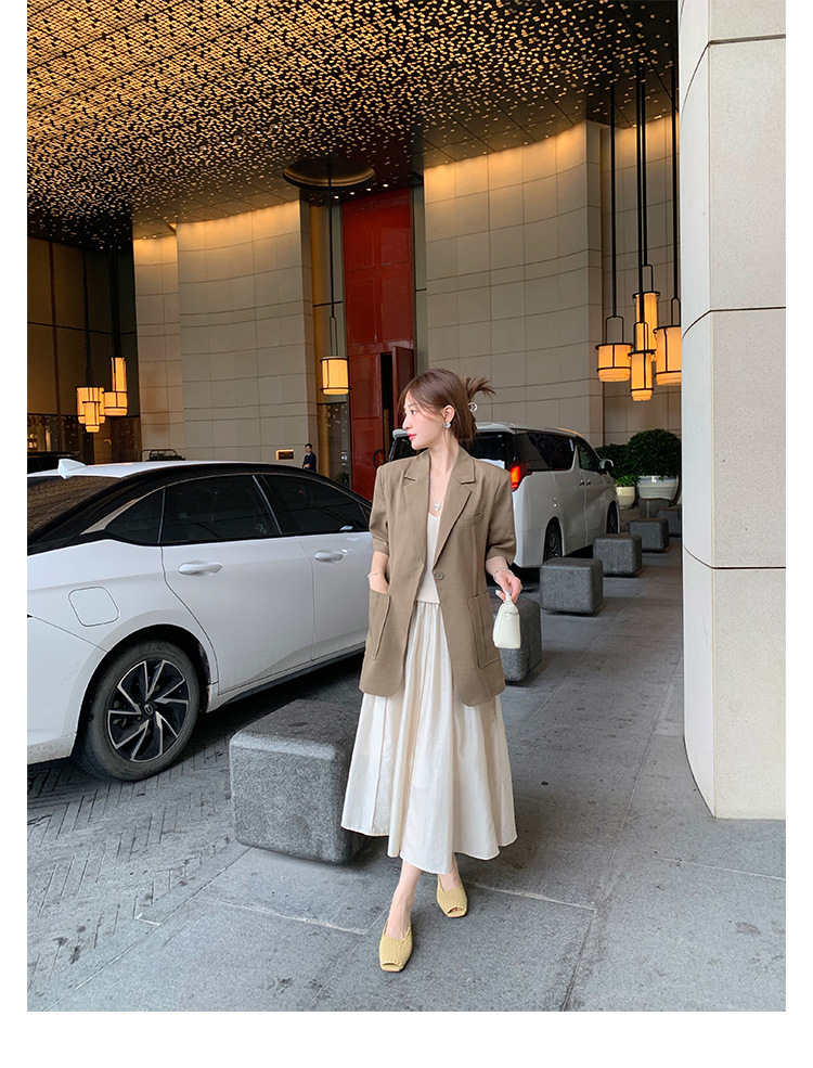 Sheepskin hand woven square head fish mouth flat empty slippers