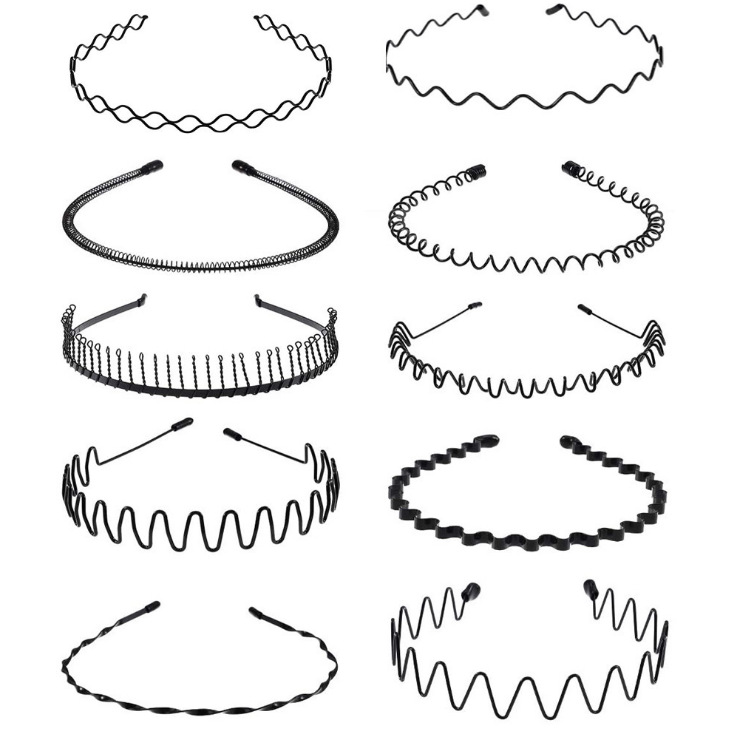 Simple sports headband Invisible wave headband