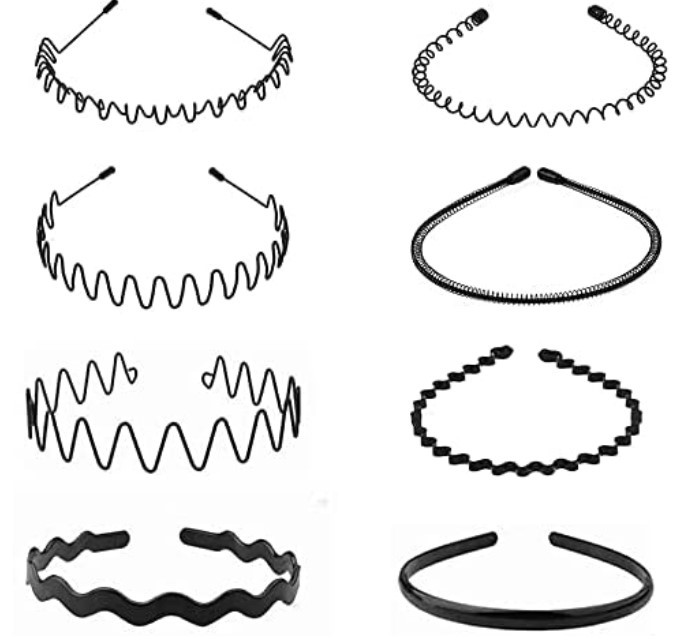 Simple sports headband Invisible wave headband