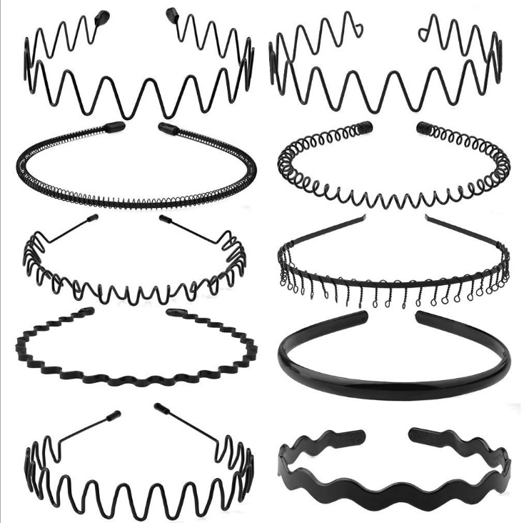 Simple sports headband Invisible wave headband