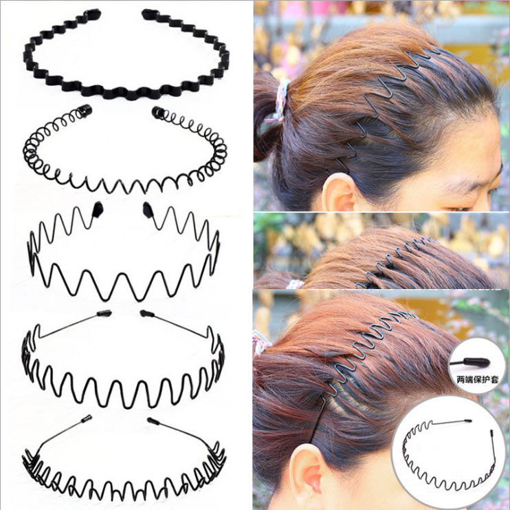 Simple sports headband Invisible wave headband