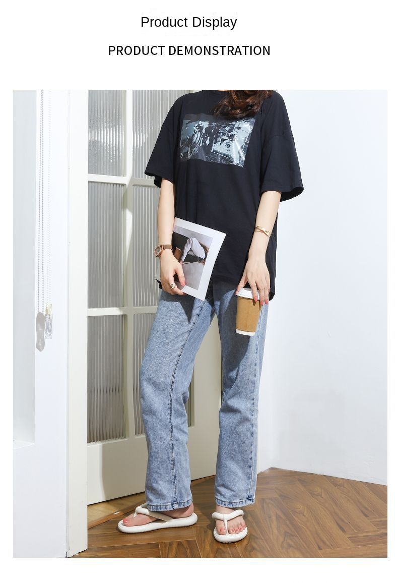 Slip-on sandals with thick soles