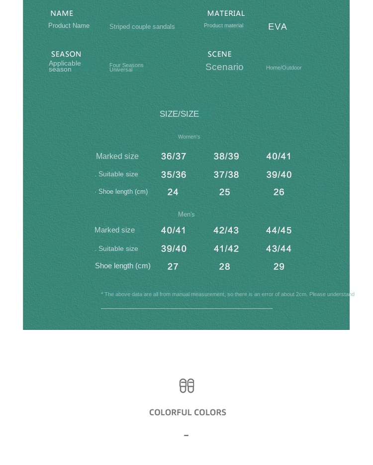 Slip-on sandals with thick soles