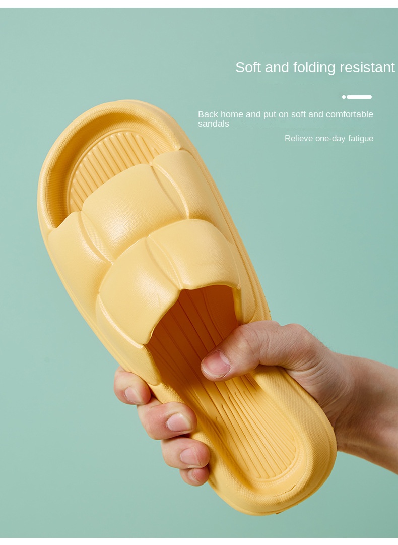 Soft sole slippers with non-slip petals