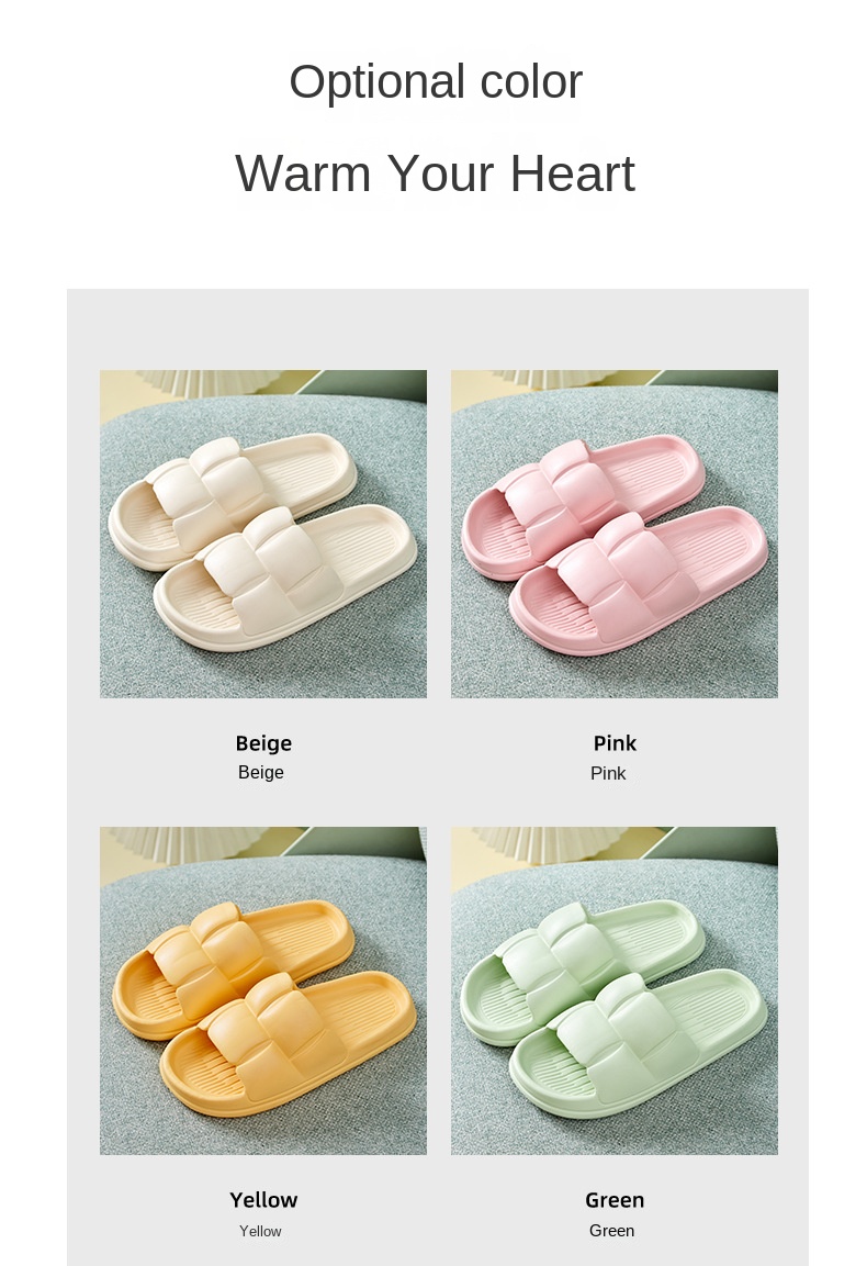Soft sole slippers with non-slip petals