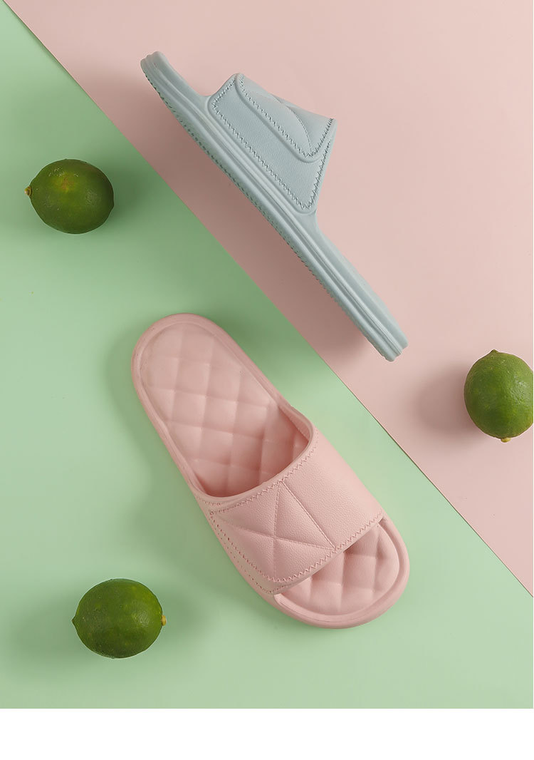 Soft soled indoor slippers for couples