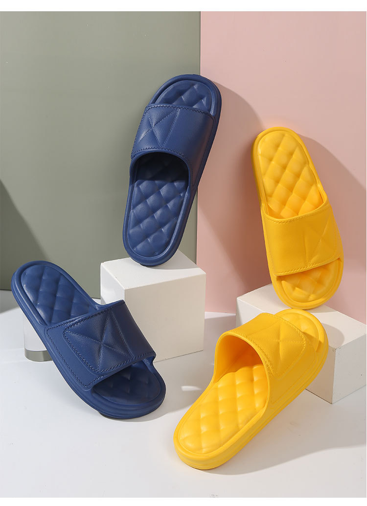 Soft soled indoor slippers for couples