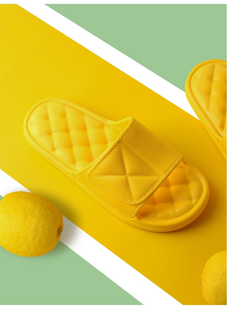 Soft soled indoor slippers for couples