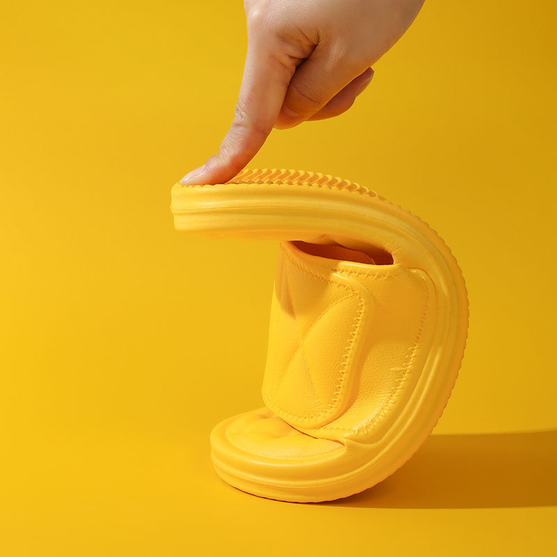 Soft soled indoor slippers for couples