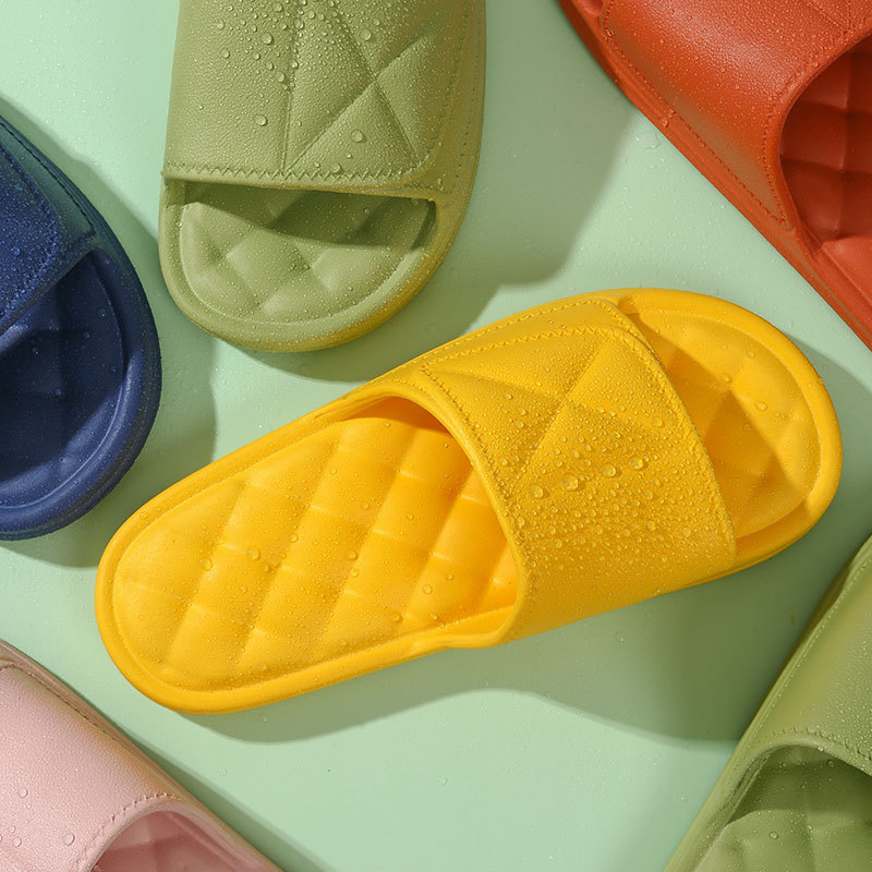 Soft soled indoor slippers for couples