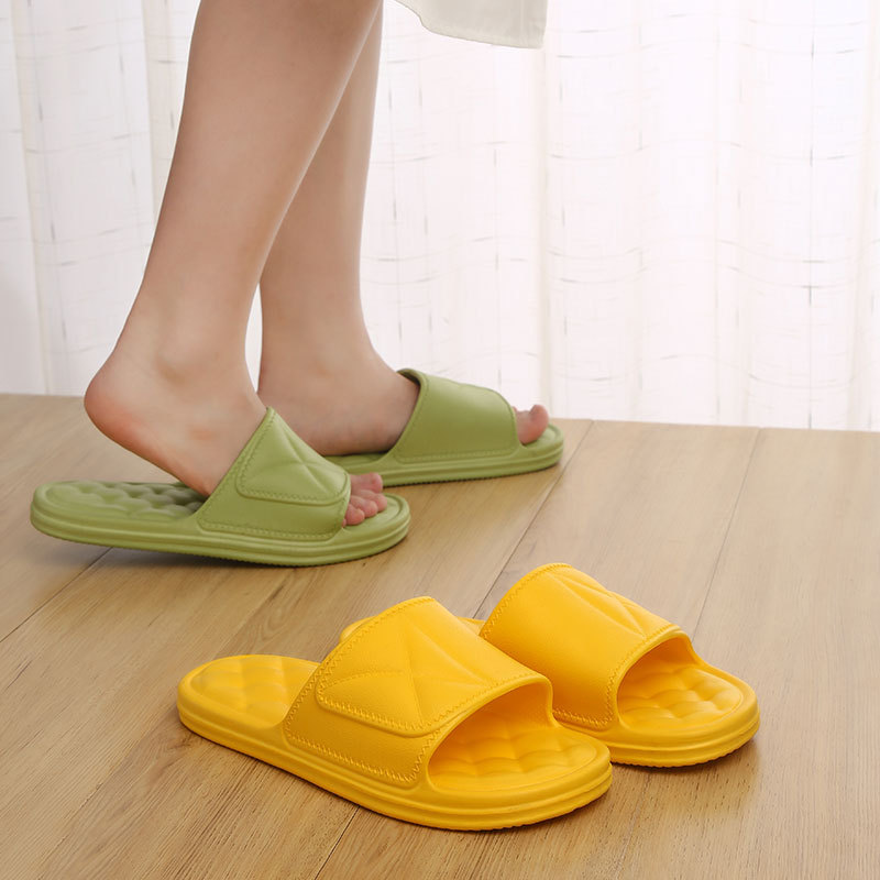 Soft soled indoor slippers for couples