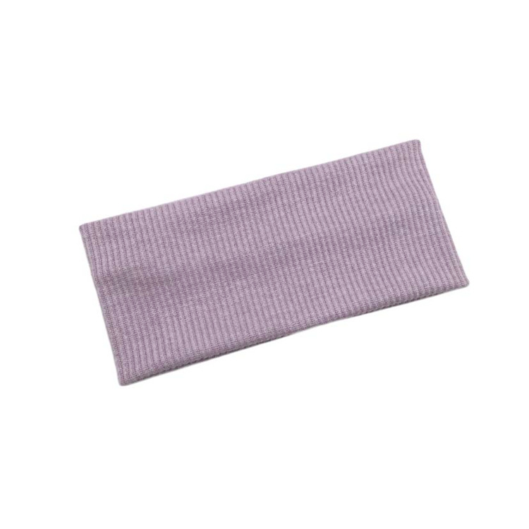 Solid color knitted headband