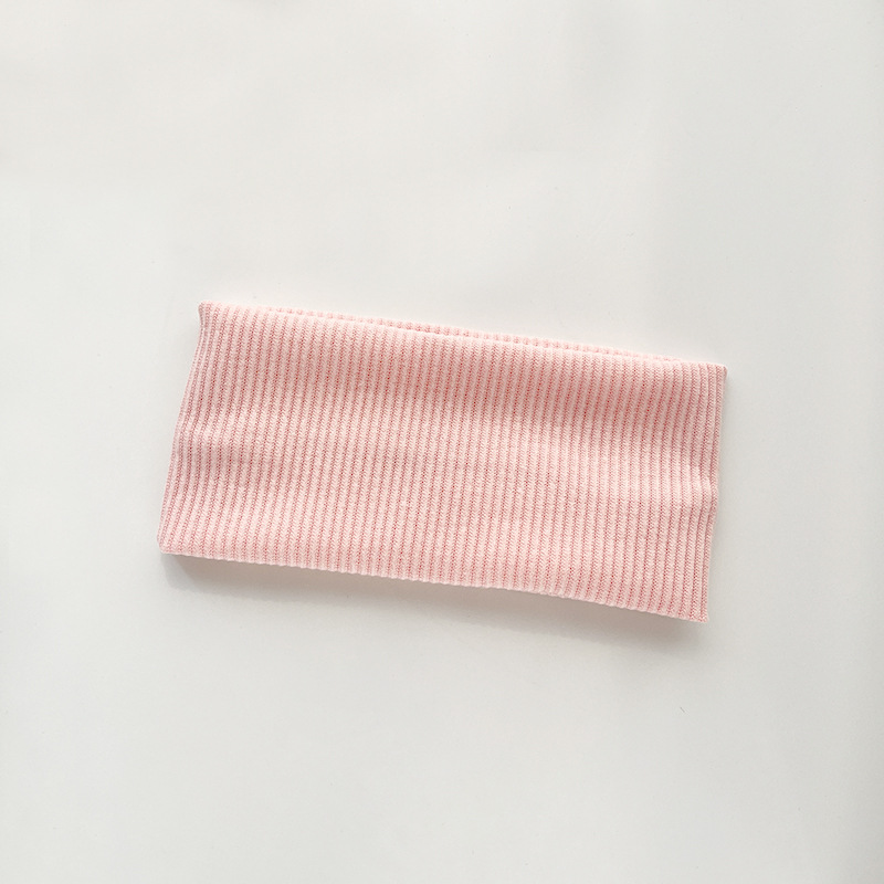 Solid color knitted headband