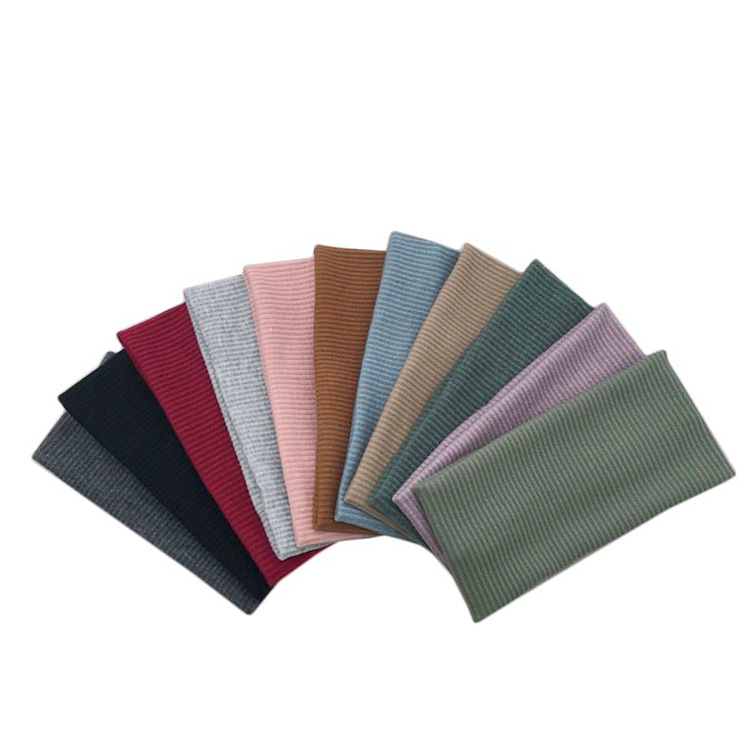Solid color knitted headband
