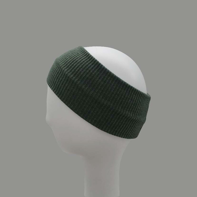 Solid color knitted headband