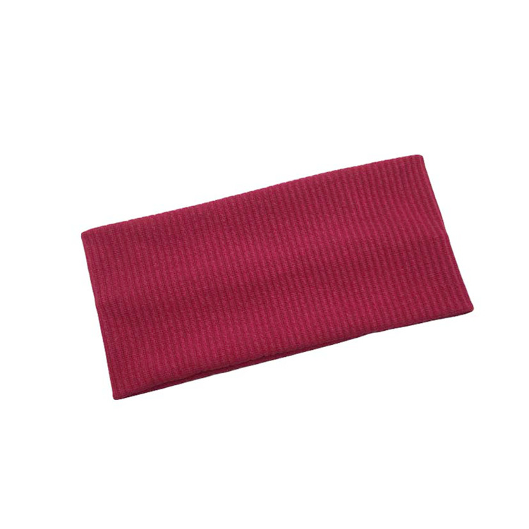 Solid color knitted headband