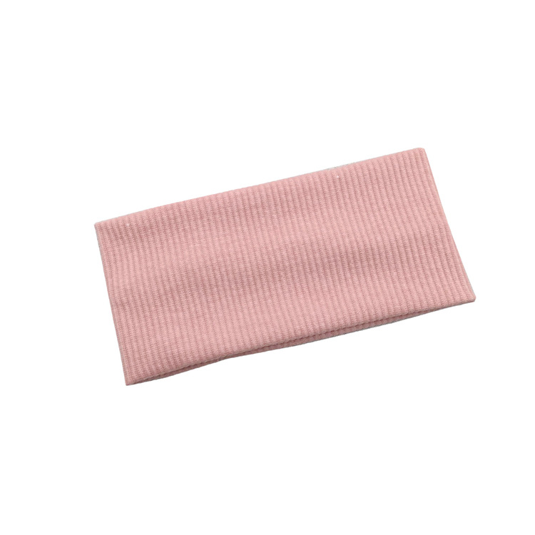 Solid color knitted headband