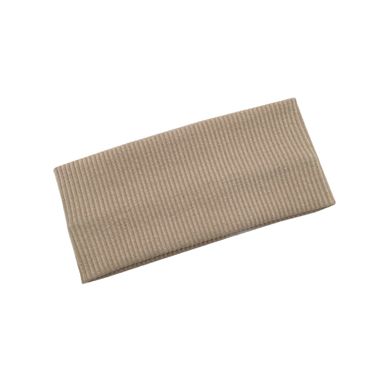 Solid color knitted headband