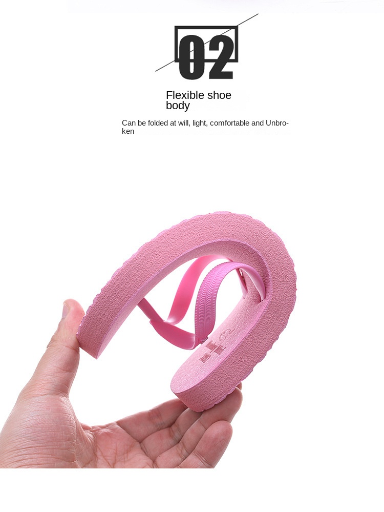 Solid color summer slippers