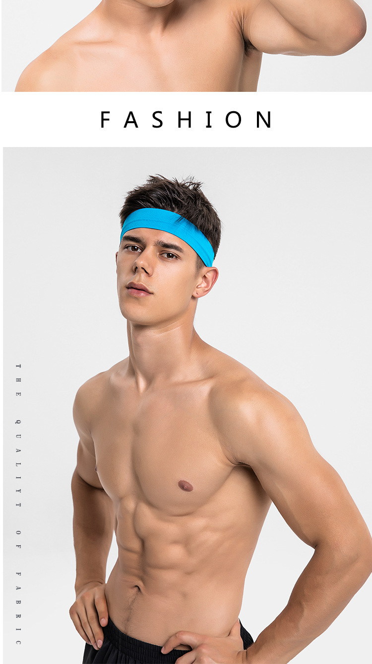 Sports headband Wicks sweat and non-slip running headband
