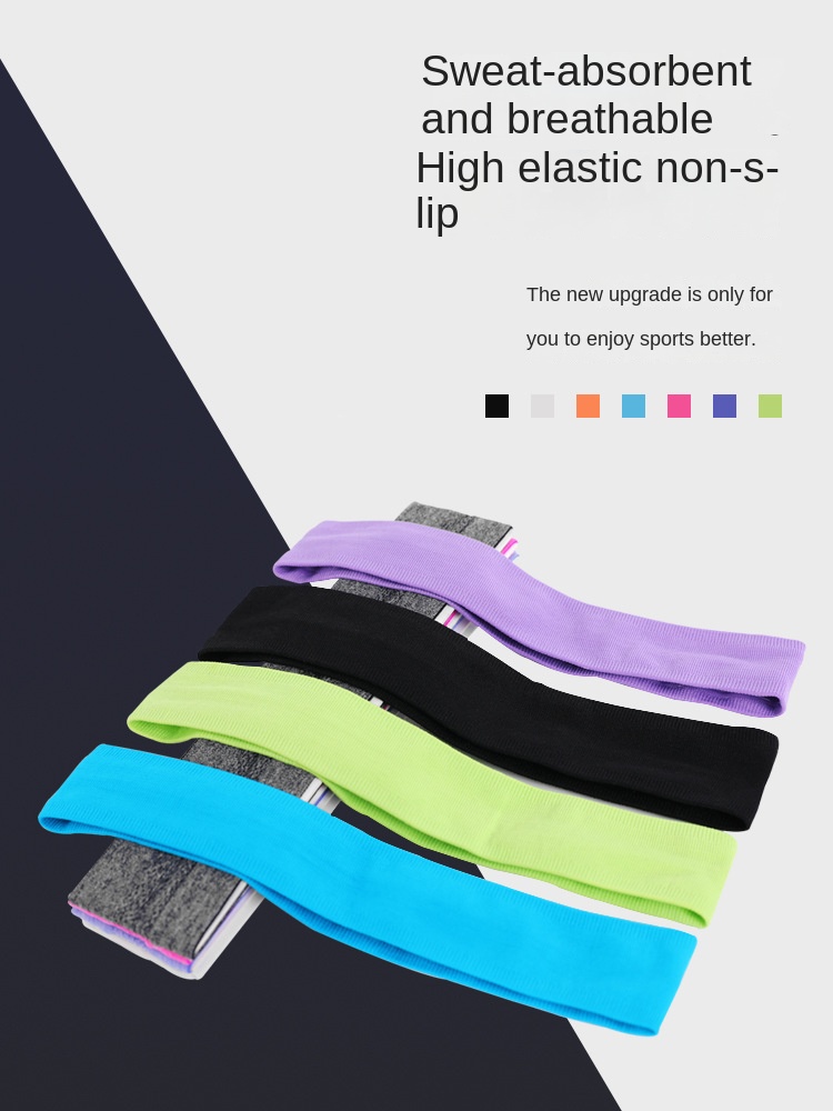 Sports headband Wicks sweat and non-slip running headband