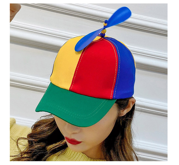 Spring and autumn fashion color bamboo dragonfly cap cartoon cute visor wholesale