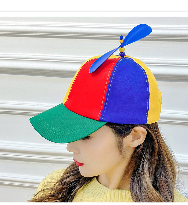 Spring and autumn fashion color bamboo dragonfly cap cartoon cute visor wholesale