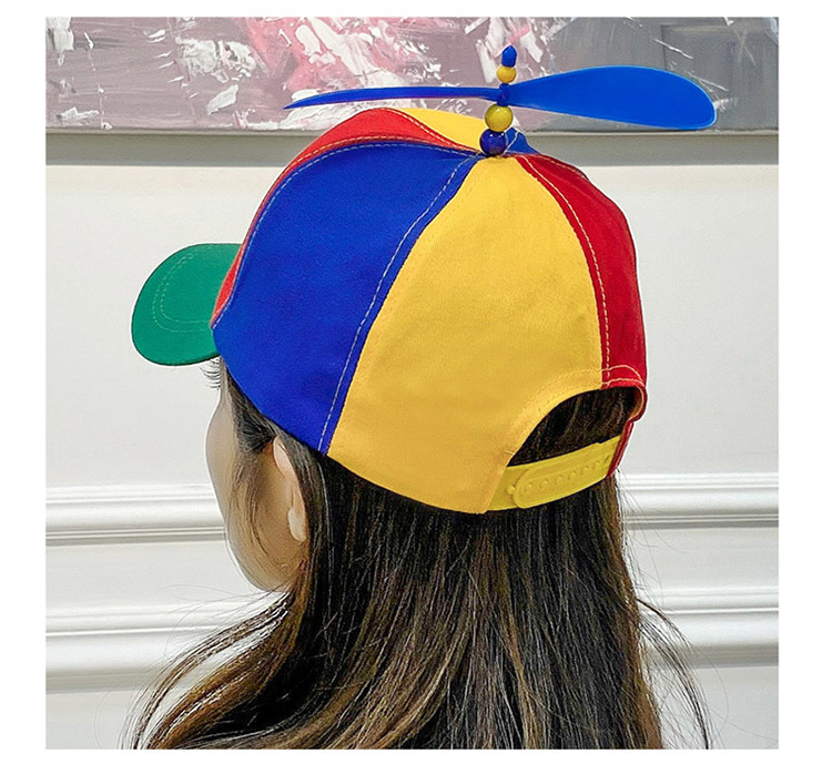 Spring and autumn fashion color bamboo dragonfly cap cartoon cute visor wholesale