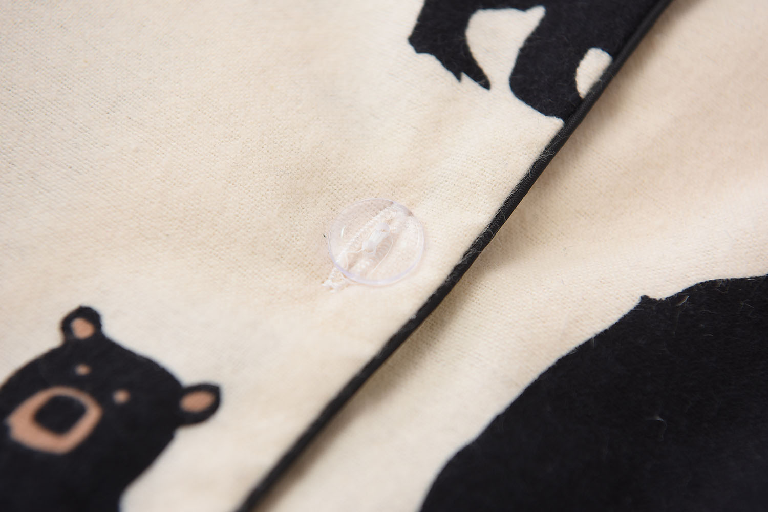 Spring and winter cartoon pattern woolen homewear