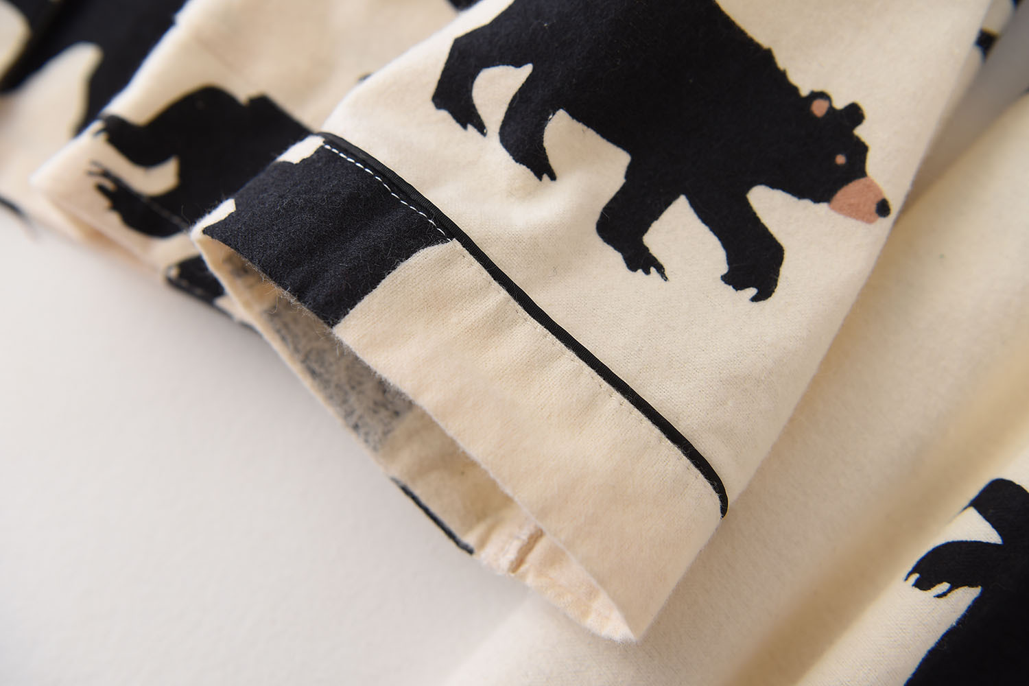 Spring and winter cartoon pattern woolen homewear