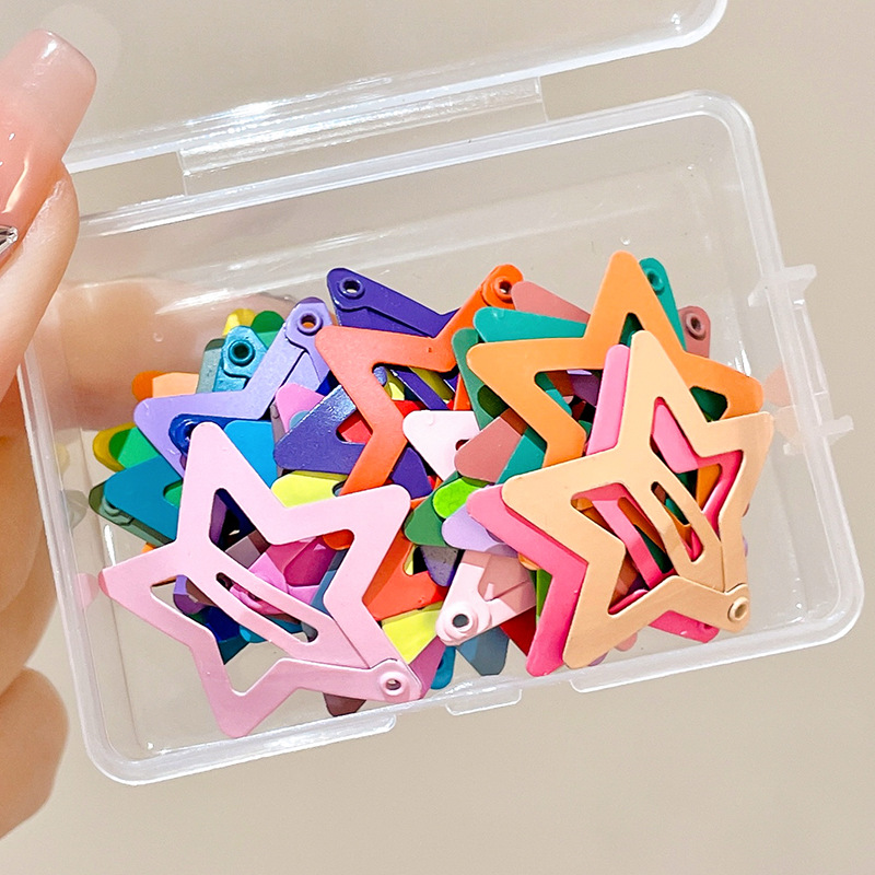 Star hairpin Children’s hair accessories Baby five-pointed star hairpin