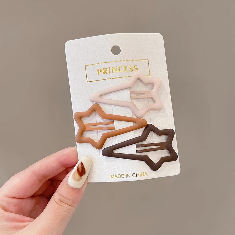 Star hairpin Children’s hair accessories Baby five-pointed star hairpin