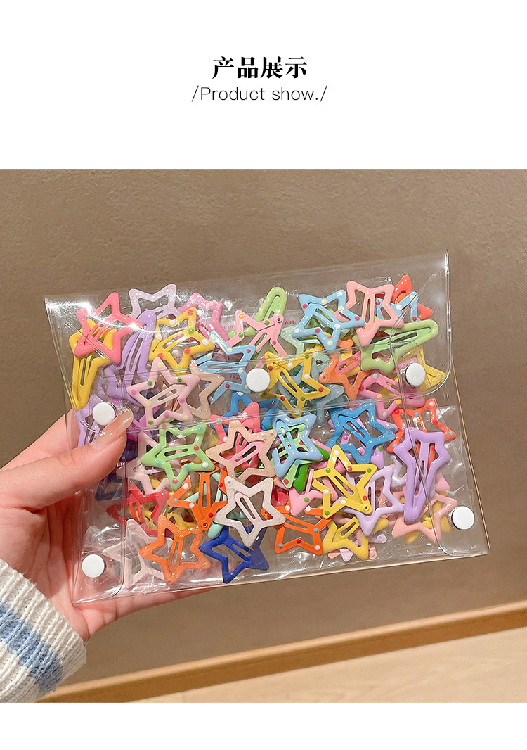 Star hairpin Children’s hair accessories Baby five-pointed star hairpin