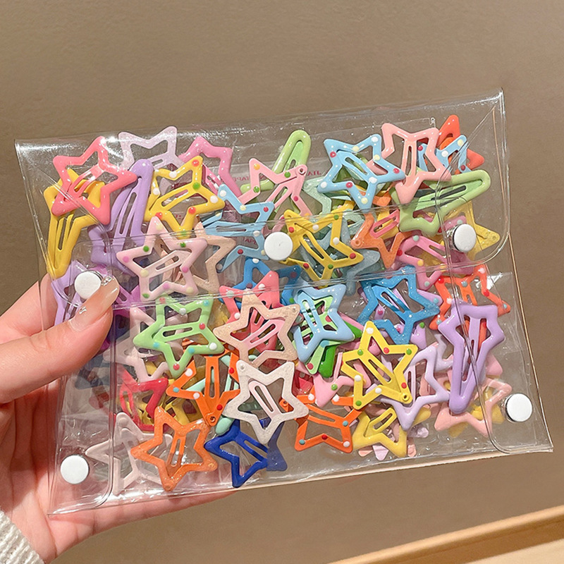 Star hairpin Children’s hair accessories Baby five-pointed star hairpin