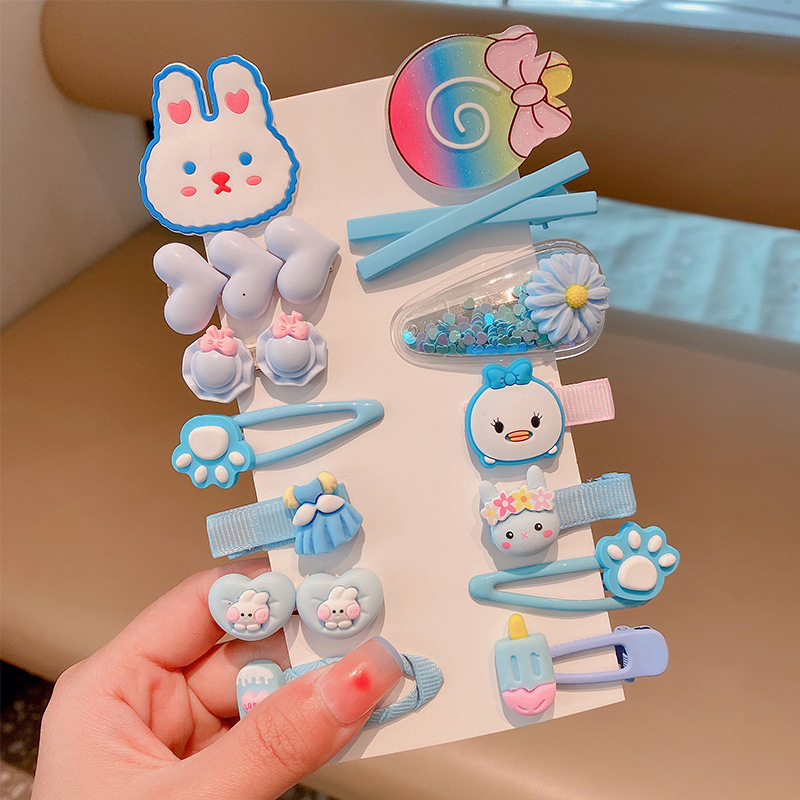 Strawberry Bear bobby pin for kids