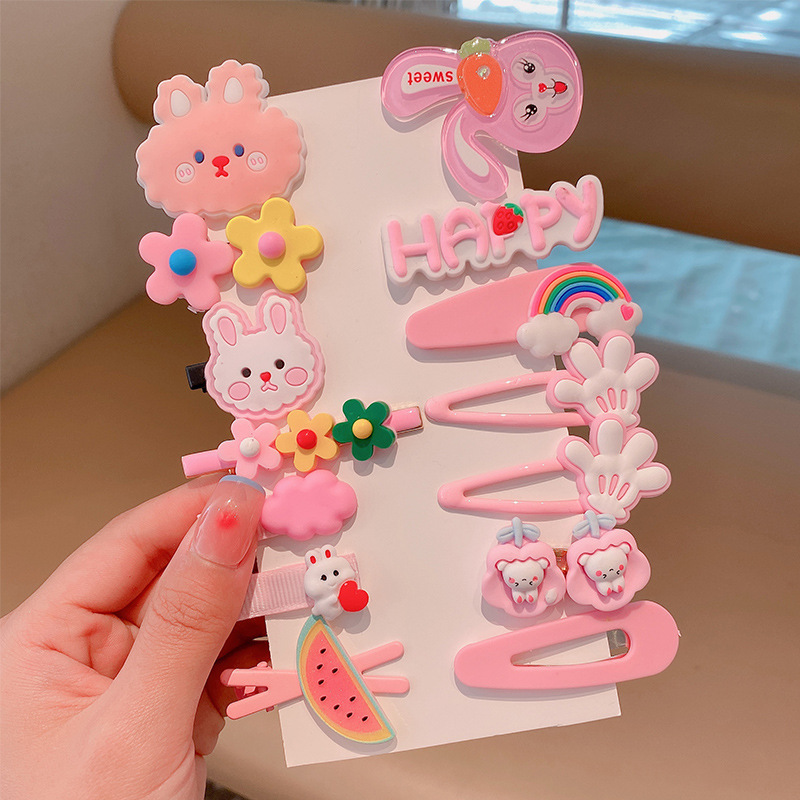 Strawberry Bear bobby pin for kids