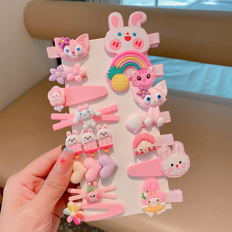 Strawberry Bear bobby pin for kids