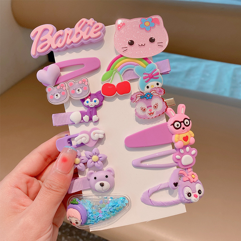 Strawberry Bear bobby pin for kids